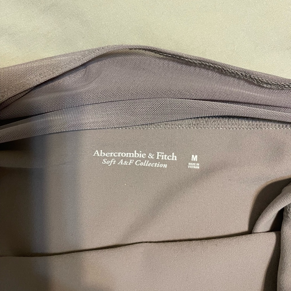 Abercrombie and Fitch Chrome Sheer Body Suit- Medium super soft
